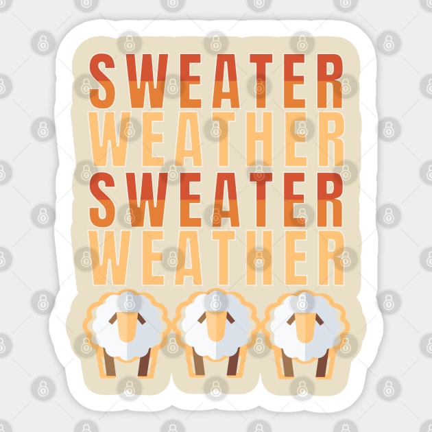 Three Sheep Sticker by Amapola